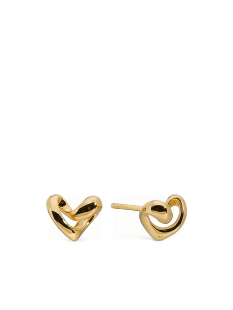 MONICA VINADER small Infinity heart stud earrings