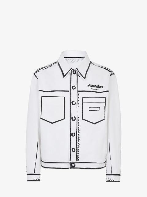 FENDI Fendi Roma Joshua Vides denim jacket