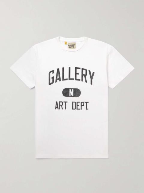 GALLERY DEPT. Art Dept Logo-Print Cotton-Jersey T-Shirt