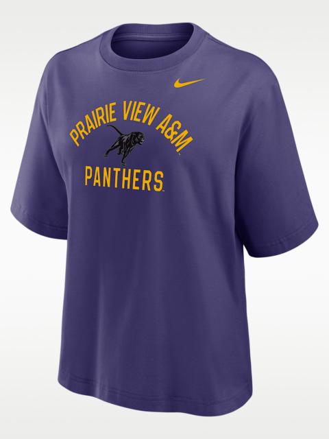 Nike Nike College (Prairie View A&M University) Women's Boxy T-Shirt