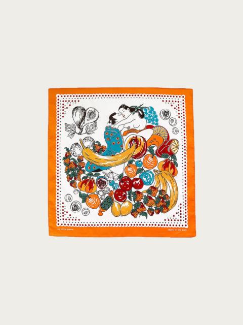 Kapital COLOR BANDANA (FRUIT SHUNGA) - ORANGE