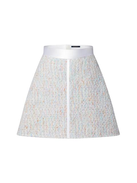 Louis Vuitton Stardust Lurex Tweed A-Line Mini Skirt