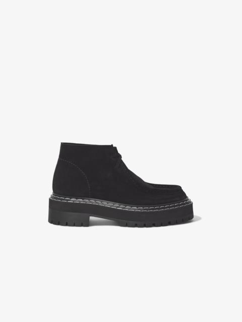 Proenza Schouler Suede Lug Sole Platform Desert Boots