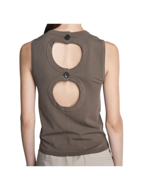 MARIA McMANUS Double Keyhole Top