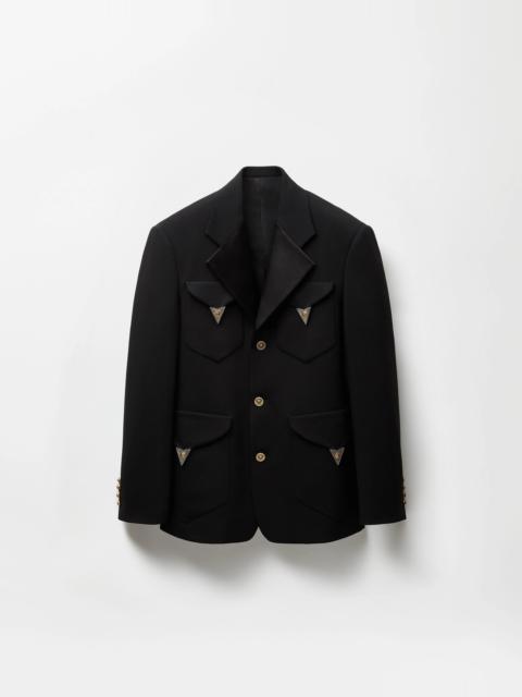VERSACE Stretch Wool Blazer