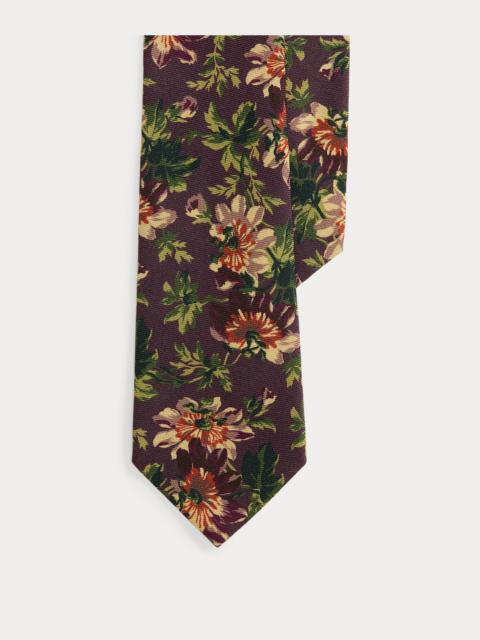 Polo Ralph Lauren Floral Wool Challis Tie