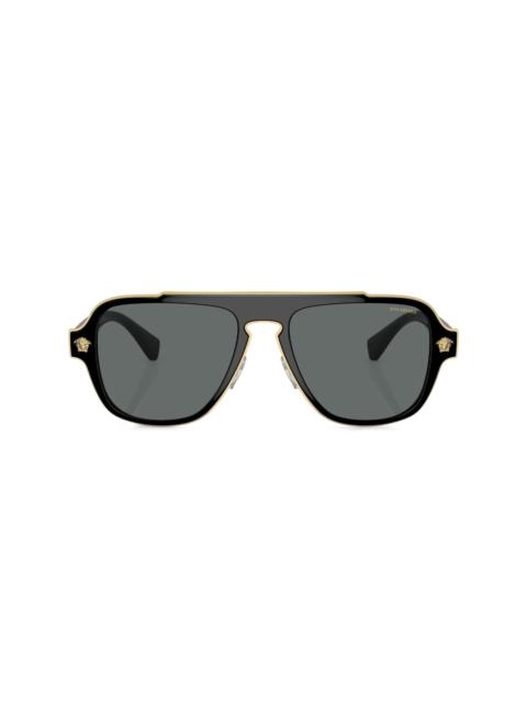 VERSACE aviator-frame sunglasses