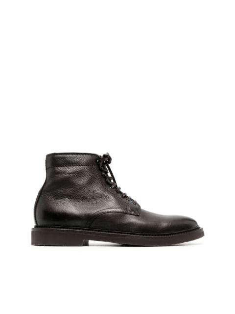 OFFICINE CREATIVE lace-up leather ankle boots