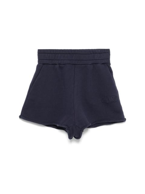 AUTRY jersey-texture track shorts