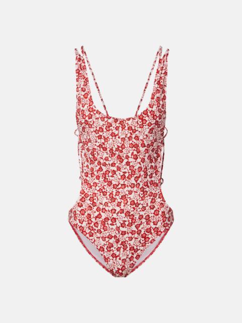 Isabel Marant Tenisiage floral swimsuit