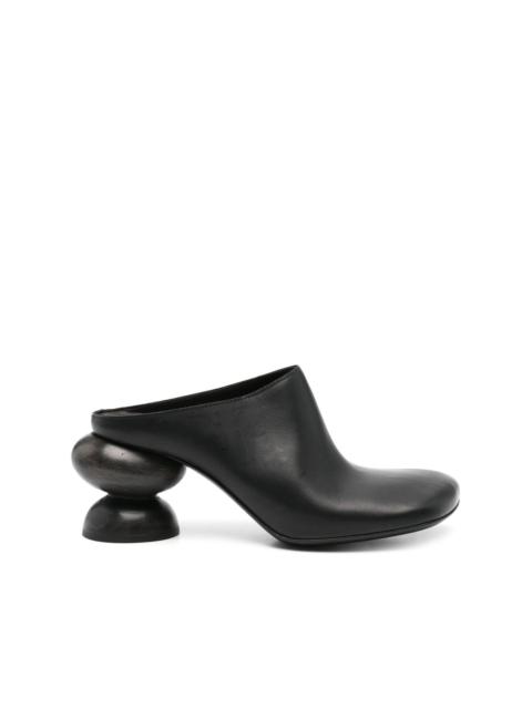 UMA WANG 70mm sculpted-heel mules