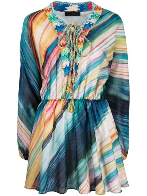 Alanui Daylight Mirage-print minidress