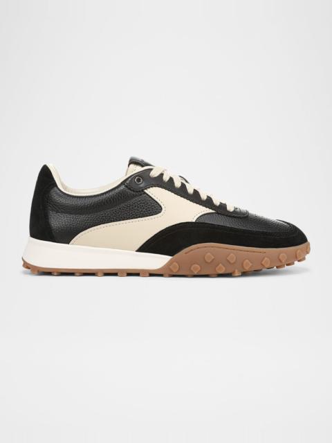 Vince Men's Pallisades Pebbled Leather Runner Sneakers