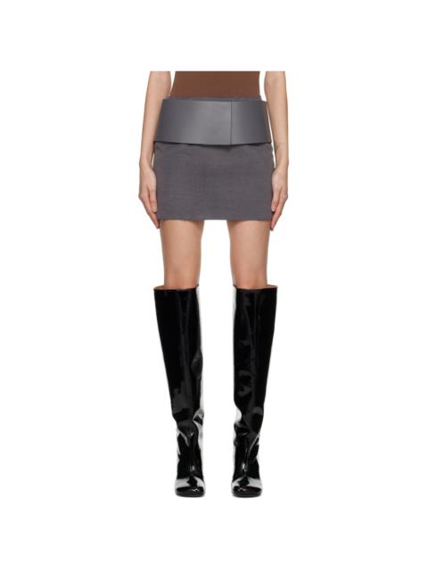 16ARLINGTON Gray Haile Miniskirt