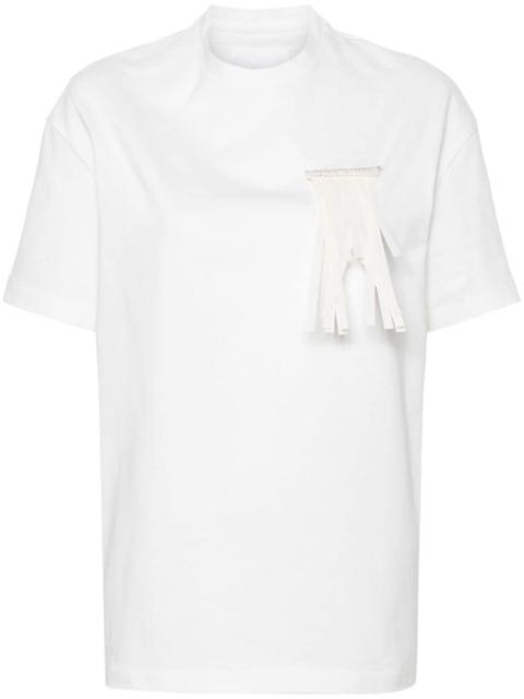 Jil Sander brooch-detailed cotton T-shirt