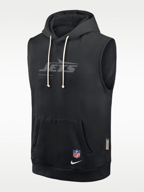 Nike New York Jets Sideline Men's Nike Dri-FIT NFL Sleeveless Pullover Hoodie