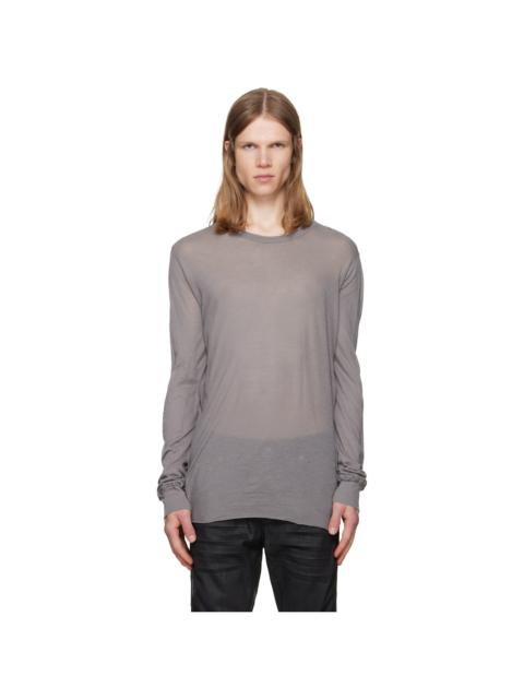 Rick Owens Gray Tower Basic LS T-shirt