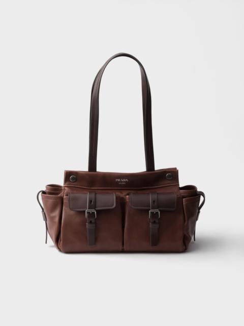 Prada Prada Route medium leather tote bag