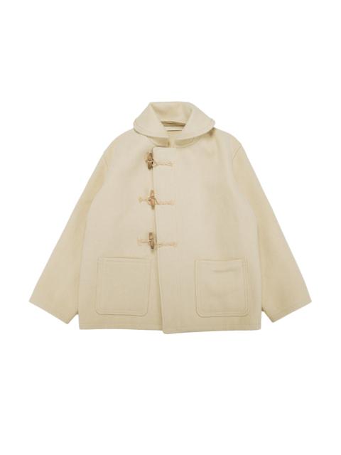 The Real McCoys MJ25102 WWII British Fearnought Duffle Coat, ARP Ecru