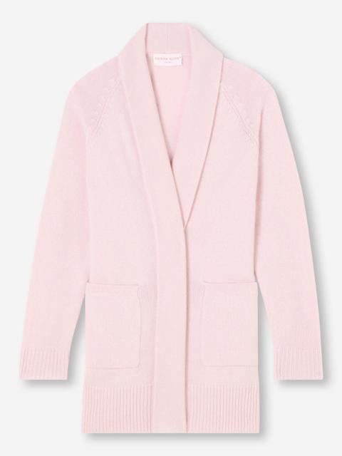 Derek Rose Women's Cardigan Nina Cashmere Ice Pink