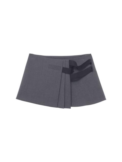 HYEIN SEO pleated wrap miniskirt