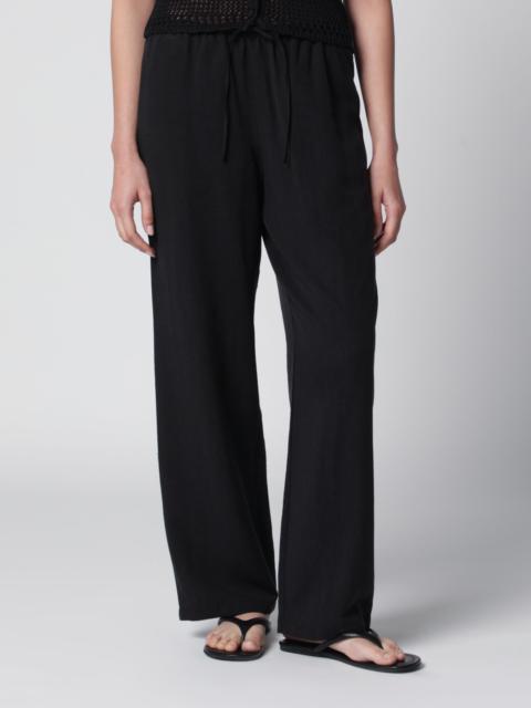 Dunst Black rayon trousers
