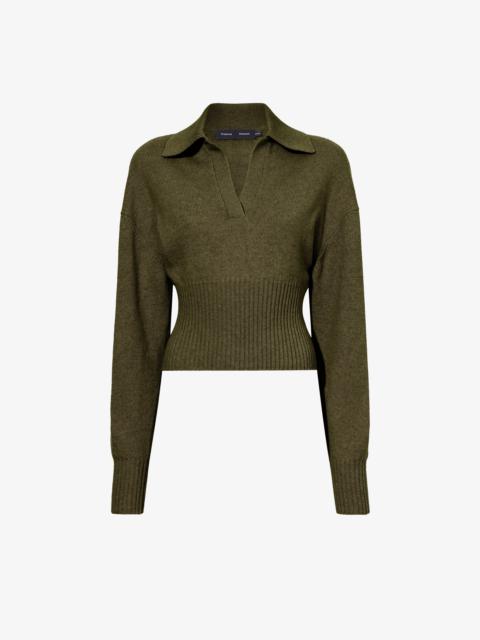 Jeanne Polo Sweater in Eco Cashmere