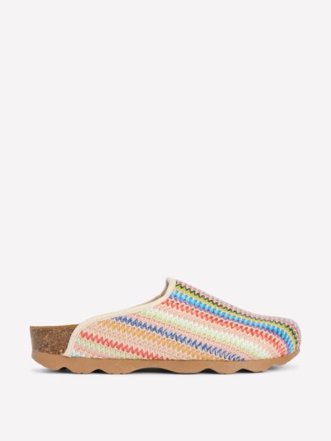BODEN Lyla Colour Block Clogs-Multi Weave