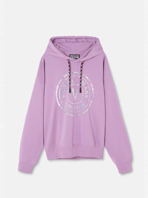 VERSACE JEANS COUTURE V-Emblem Hoodie