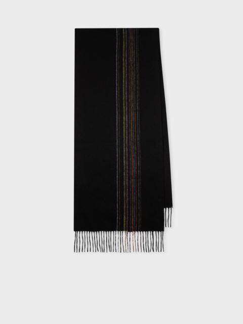 Paul Smith Lambswool-Cashmere 'Signature Stripe' Scarf