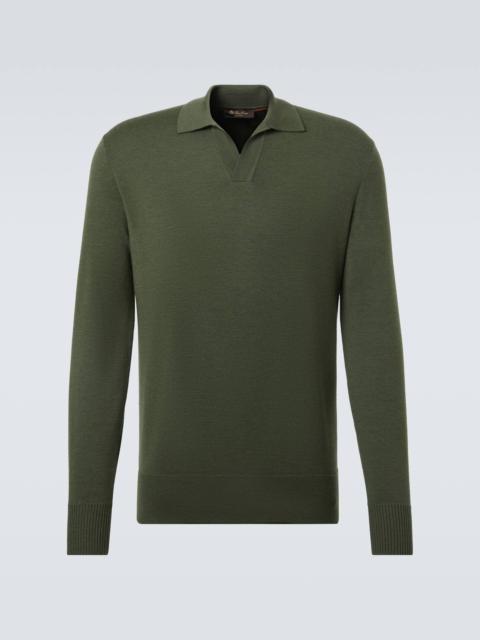 Loro Piana Virgin wool polo sweater