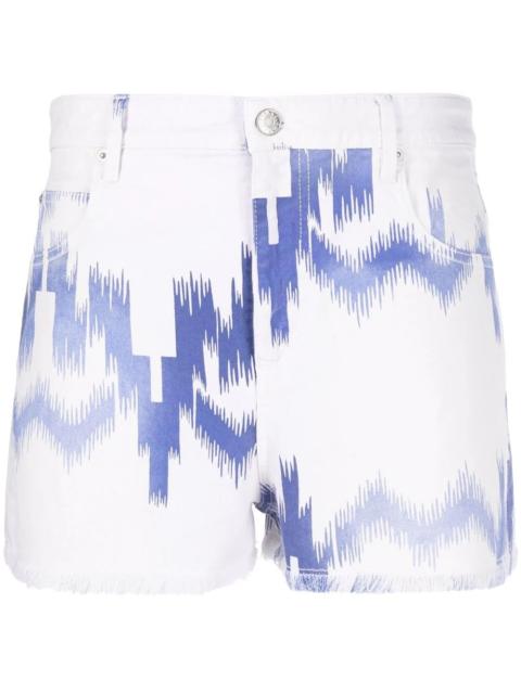 Isabel Marant Étoile Lesiao woven-print shorts