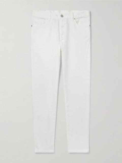 ZEGNA Roccia Slim-Fit Straight-Leg Garment-Dyed Linen-Blend Trousers