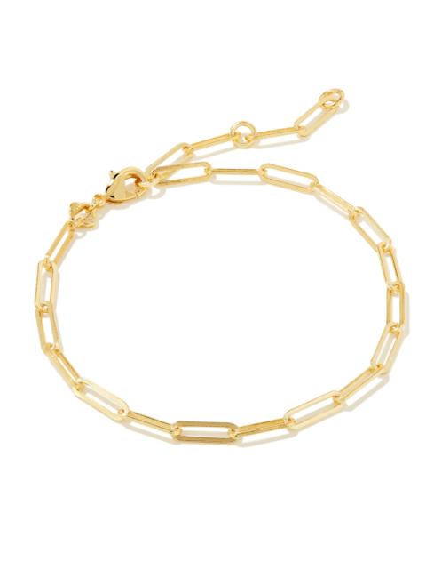 KENDRA SCOTT Courtney Paperclip Bracelet in Gold