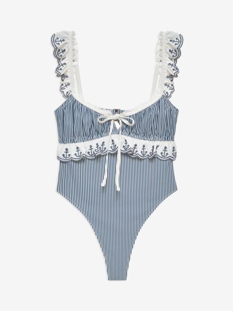 For Love & Lemons Sail Away One Piece Swimsuit