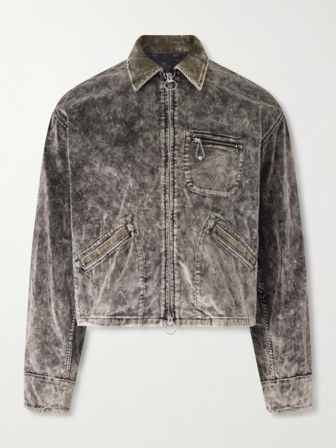Kapital Hunter Drizzle Cotton-Velvet Blouson Jacket
