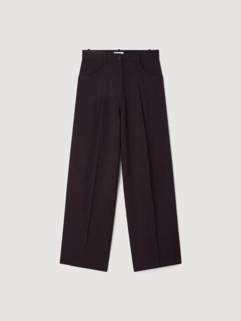 Sandro WIDE-LEG TROUSERS