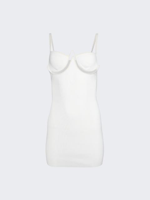 Dion Lee Wire Mini Dress Ivory