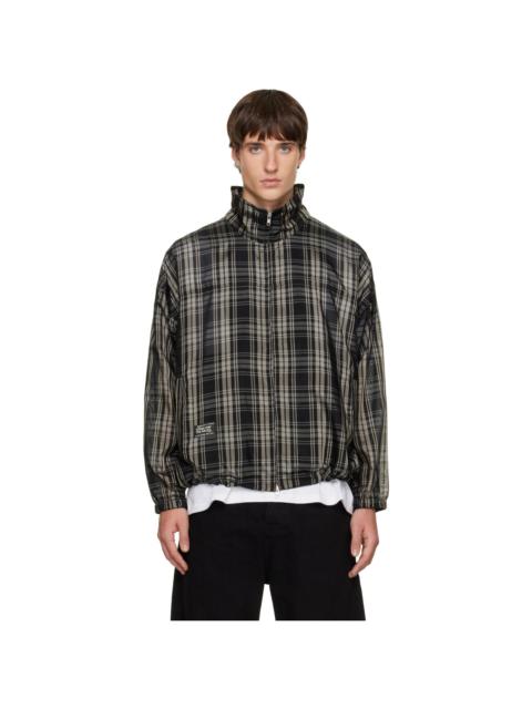 Song for the Mute Black & Beige Hooded Track Jacket