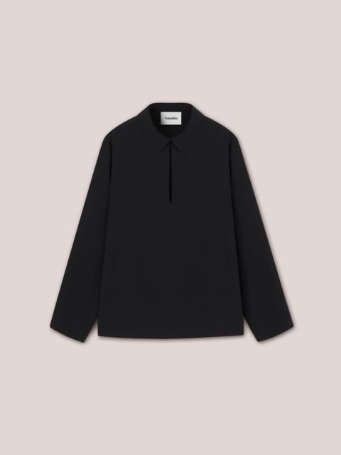 Nanushka MARLO - Long sleeve v-neck - Black
