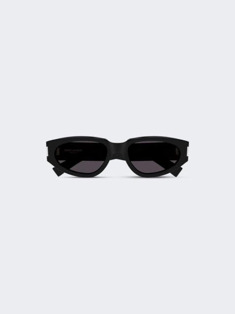 SAINT LAURENT Sl 618 Sunglasses Shiny Black