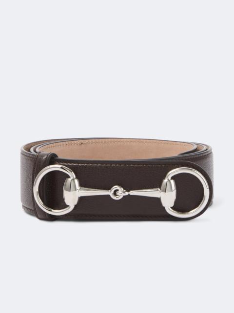 GUCCI Horsebit leather belt