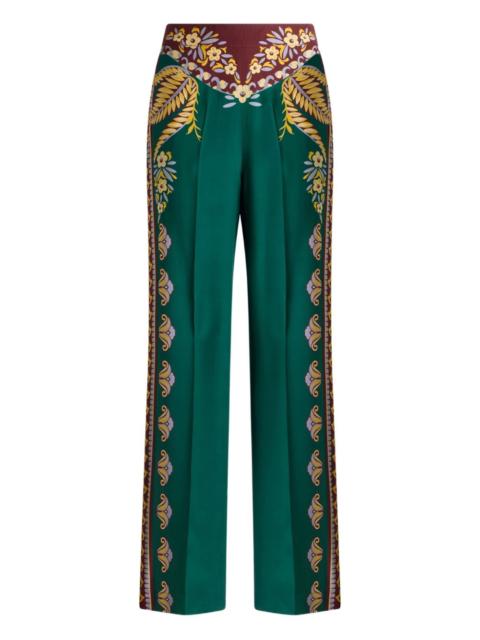 Etro floral-print trousers