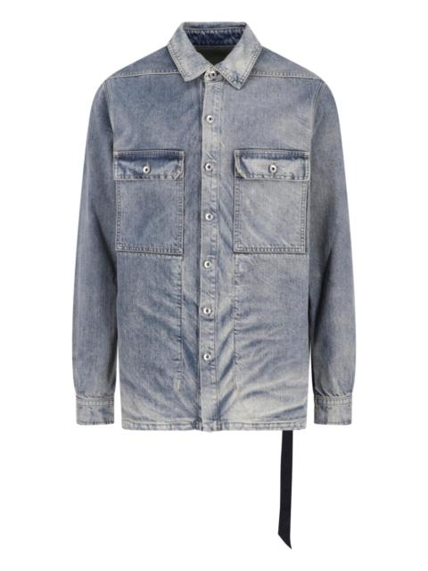 Rick Owens DRKSHDW SHIRT WITH "JUMBO" BUTTONS