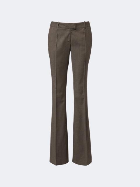 THE ATTICO Low-rise wool-blend straight pants