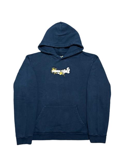 DENIM TEARS Embroidered Floral Logo Hoodie "Navy" DT282
