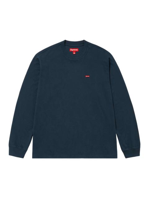 Supreme Small Box Long-Sleeve Tee 'Navy'