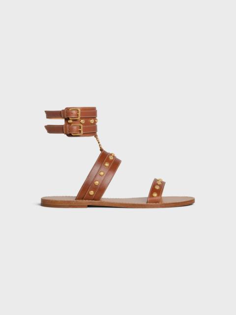 CELINE TAILLAT SANDAL WITH CUFF in VEGETAL CALFSKIN