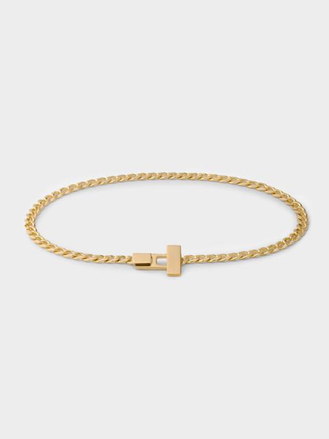 Miansai Miansai Gold Vermeil Bode Chain Bracelet