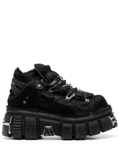 VETEMENTS lace-up low-top sneakers